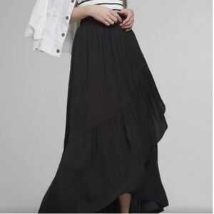 NWT Tommy Bahama Black Maxi Skirt Sz 10